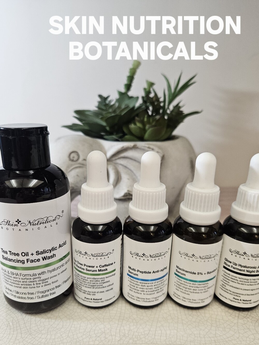 SKIN NUTRITION BOTANICAL PURE & NATURAL SKIN TREATMENT 5-PC